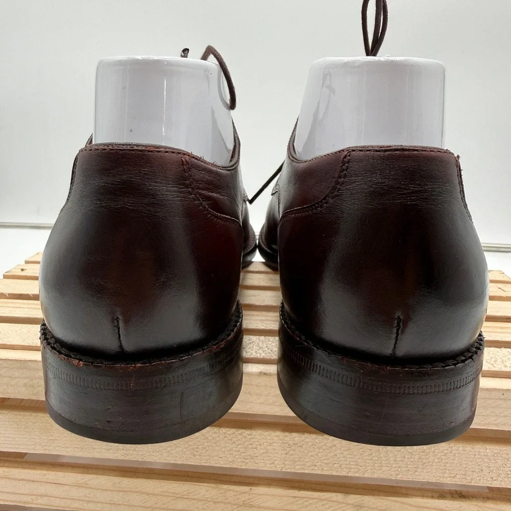 Beckett Simonon Clegg Split Toe Derby Blake Stitch Leather Burgundy Mens 8